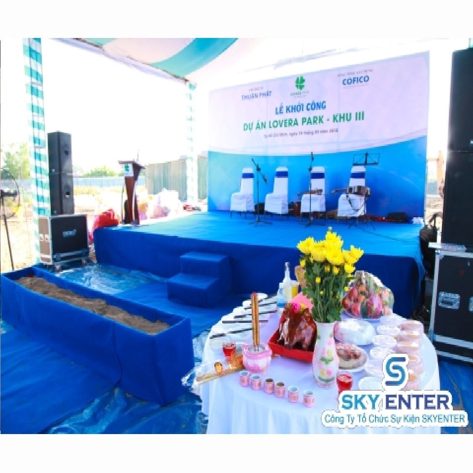 Cho Thuê Thiết Bị Sự Kiện Lễ Khởi Công Lovera Park